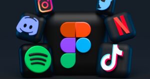 Smartphone mit Social Media Apps für Recruiting